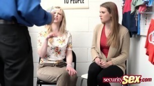 Teen Thief Is Deep Throating A Thick Dick In The Security Office!