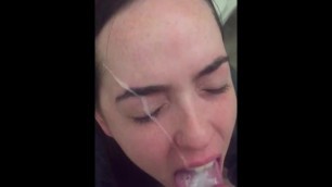 Teen Gets Quick Facial after Class