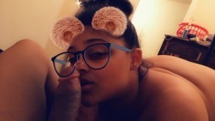 Dirty Redbone Love to Nasty Spit on Cock