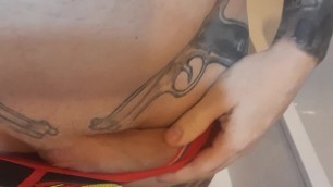 Super Man Underwear Teasing