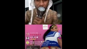 Sailor Moon Thot with Fat Ass on Tory Lanez Insta Live