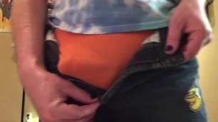 Dick Grabs in Booty Shorts