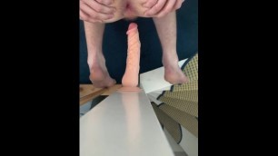 Wall Dildo Fucks me in my Ass