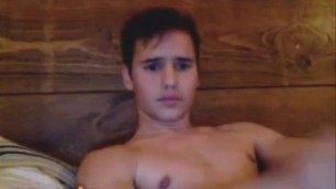 Extremely Hot Latino Twink Omegle Bedroom Wank Gay