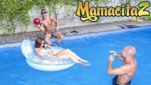 Chicas Loca - Russian Teen Stacy Snake Pool Party Threesome - MAMACITAZ