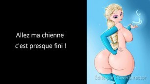 JOI CEI Elsa Frozen French (Piss Play, Anal Play, Femdom)