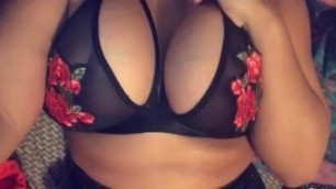 18 Year old Flaunts Breasts on Video