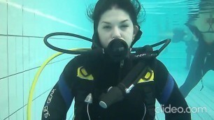 Cute Scuba Girls