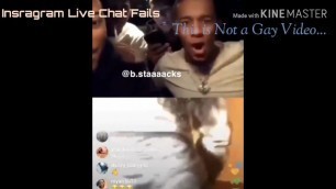 Instagram Live Chat Fails W. @B.Staaaacks (ReUpload Again)