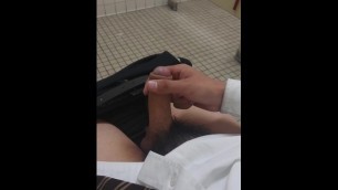 Almost Caught Jacking off at Work
