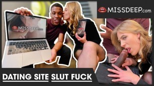 BLACK YouTuber banged DUTCH BLONDE CUNT - MISSDEEP.com