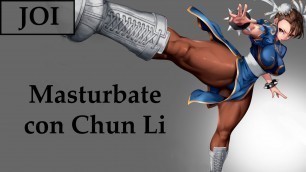 Correte 2 veces con Chun Li. Spanish JOI con Mamada y anal.