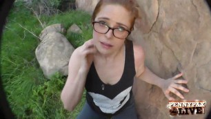 Climbing Cock Craving Penny Pax Banged Outdoors By Perverted