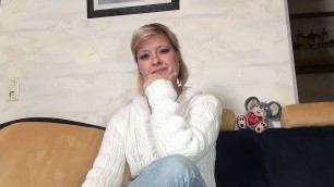 German blonde milf highlights the pleasure of masturbating her pussy every morning by stuffing her selection of sex toys